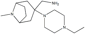 [3-(4-ethylpiperazin-1-yl)-8-methyl-8-azabicyclo[3.2.1]octan-3-yl]methanamine 구조식 이미지