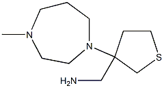 [3-(4-methyl-1,4-diazepan-1-yl)thiolan-3-yl]methanamine Structure