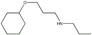 [3-(cyclohexyloxy)propyl](propyl)amine 구조식 이미지