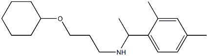 [3-(cyclohexyloxy)propyl][1-(2,4-dimethylphenyl)ethyl]amine 구조식 이미지