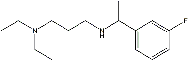 [3-(diethylamino)propyl][1-(3-fluorophenyl)ethyl]amine 구조식 이미지