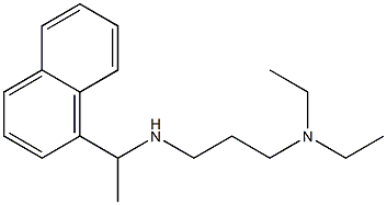 [3-(diethylamino)propyl][1-(naphthalen-1-yl)ethyl]amine 구조식 이미지