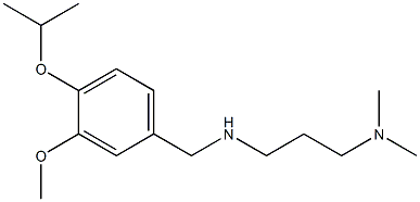 [3-(dimethylamino)propyl]({[3-methoxy-4-(propan-2-yloxy)phenyl]methyl})amine 구조식 이미지