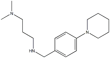 [3-(dimethylamino)propyl]({[4-(piperidin-1-yl)phenyl]methyl})amine Structure