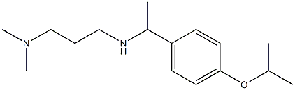 [3-(dimethylamino)propyl]({1-[4-(propan-2-yloxy)phenyl]ethyl})amine Structure