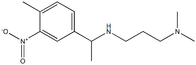 [3-(dimethylamino)propyl][1-(4-methyl-3-nitrophenyl)ethyl]amine 구조식 이미지