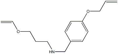 [3-(ethenyloxy)propyl]({[4-(prop-2-en-1-yloxy)phenyl]methyl})amine 구조식 이미지