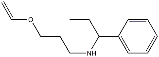[3-(ethenyloxy)propyl](1-phenylpropyl)amine 구조식 이미지