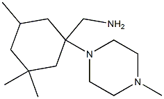 [3,3,5-trimethyl-1-(4-methylpiperazin-1-yl)cyclohexyl]methylamine Structure