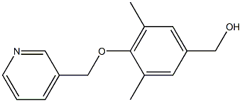 [3,5-dimethyl-4-(pyridin-3-ylmethoxy)phenyl]methanol 구조식 이미지