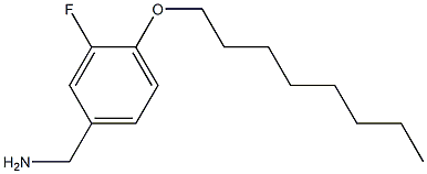 [3-fluoro-4-(octyloxy)phenyl]methanamine Structure