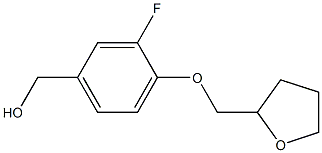 [3-fluoro-4-(oxolan-2-ylmethoxy)phenyl]methanol 구조식 이미지