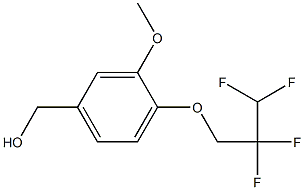 [3-methoxy-4-(2,2,3,3-tetrafluoropropoxy)phenyl]methanol Structure
