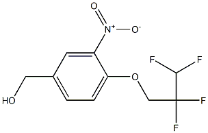 [3-nitro-4-(2,2,3,3-tetrafluoropropoxy)phenyl]methanol 구조식 이미지