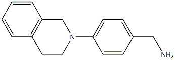 [4-(1,2,3,4-tetrahydroisoquinolin-2-yl)phenyl]methanamine 구조식 이미지