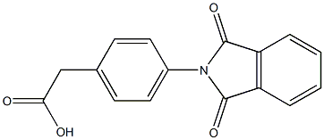 [4-(1,3-dioxo-1,3-dihydro-2H-isoindol-2-yl)phenyl]acetic acid Structure