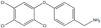 [4-(2,4,5-trichlorophenoxy)phenyl]methanamine Structure