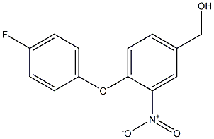 [4-(4-fluorophenoxy)-3-nitrophenyl]methanol Structure