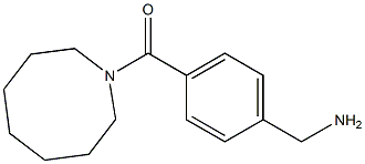 [4-(azocan-1-ylcarbonyl)phenyl]methanamine 구조식 이미지