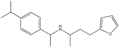 [4-(furan-2-yl)butan-2-yl]({1-[4-(propan-2-yl)phenyl]ethyl})amine Structure