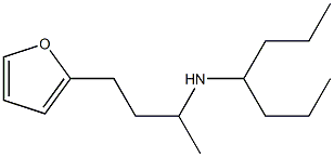 [4-(furan-2-yl)butan-2-yl](heptan-4-yl)amine Structure