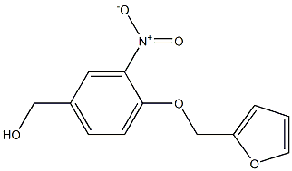 [4-(furan-2-ylmethoxy)-3-nitrophenyl]methanol 구조식 이미지