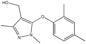 [5-(2,4-dimethylphenoxy)-1,3-dimethyl-1H-pyrazol-4-yl]methanol 구조식 이미지