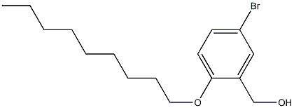 [5-bromo-2-(nonyloxy)phenyl]methanol 구조식 이미지