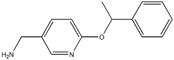 [6-(1-phenylethoxy)pyridin-3-yl]methanamine Structure