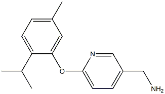 [6-(2-isopropyl-5-methylphenoxy)pyridin-3-yl]methylamine 구조식 이미지