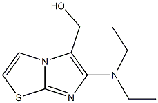 [6-(diethylamino)imidazo[2,1-b][1,3]thiazol-5-yl]methanol 구조식 이미지