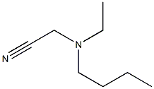 [butyl(ethyl)amino]acetonitrile 구조식 이미지