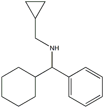 [cyclohexyl(phenyl)methyl](cyclopropylmethyl)amine Structure