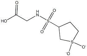 {[(1,1-dioxidotetrahydrothien-3-yl)sulfonyl]amino}acetic acid Structure