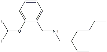 {[2-(difluoromethoxy)phenyl]methyl}(2-ethylhexyl)amine 구조식 이미지