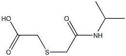 {[2-(isopropylamino)-2-oxoethyl]thio}acetic acid 구조식 이미지