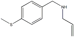 {[4-(methylsulfanyl)phenyl]methyl}(prop-2-en-1-yl)amine 구조식 이미지