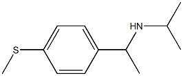 {1-[4-(methylsulfanyl)phenyl]ethyl}(propan-2-yl)amine 구조식 이미지