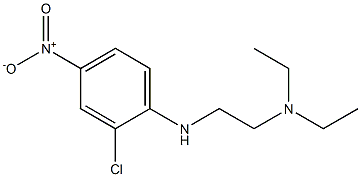 {2-[(2-chloro-4-nitrophenyl)amino]ethyl}diethylamine 구조식 이미지