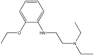 {2-[(2-ethoxyphenyl)amino]ethyl}diethylamine 구조식 이미지