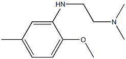 {2-[(2-methoxy-5-methylphenyl)amino]ethyl}dimethylamine 구조식 이미지