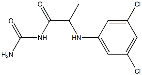 {2-[(3,5-dichlorophenyl)amino]propanoyl}urea 구조식 이미지