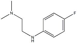 {2-[(4-fluorophenyl)amino]ethyl}dimethylamine Structure