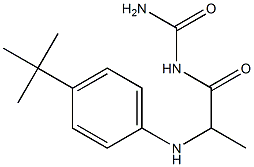 {2-[(4-tert-butylphenyl)amino]propanoyl}urea 구조식 이미지