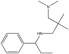 {2-[(dimethylamino)methyl]-2-methylpropyl}(1-phenylpropyl)amine Structure