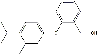 {2-[3-methyl-4-(propan-2-yl)phenoxy]phenyl}methanol Structure