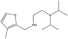 {2-[bis(propan-2-yl)amino]ethyl}[(3-methylthiophen-2-yl)methyl]amine 구조식 이미지