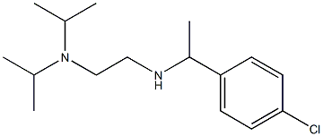 {2-[bis(propan-2-yl)amino]ethyl}[1-(4-chlorophenyl)ethyl]amine 구조식 이미지