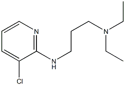 {3-[(3-chloropyridin-2-yl)amino]propyl}diethylamine Structure