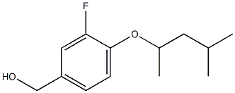 {3-fluoro-4-[(4-methylpentan-2-yl)oxy]phenyl}methanol 구조식 이미지